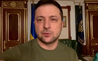 Zełenski: jestem w Kijowie, nigdzie nie wyjechałem